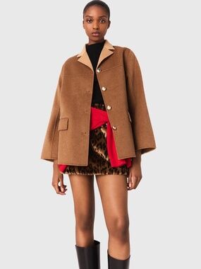 Goya Double-faced mid-length coat